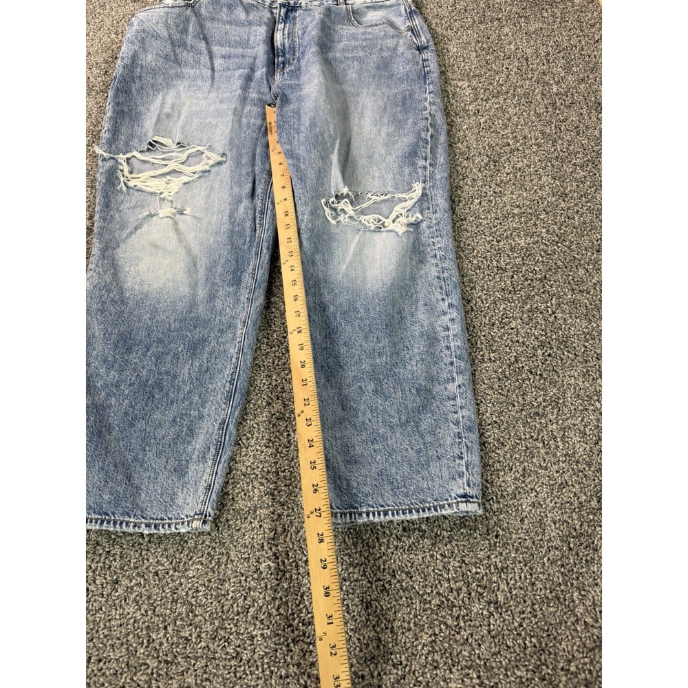 American Eagle Curvy Mom Jeans Women's Size 22 Blue - Picture 11 of 13